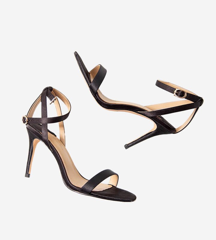 Black high heels shoes