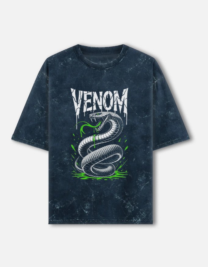 Unisex Acid Washed Oversized Tee - Image 1