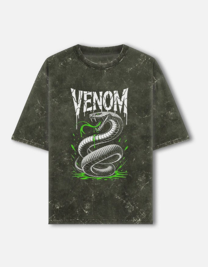 Unisex Acid Washed Oversized Tee - Image 7