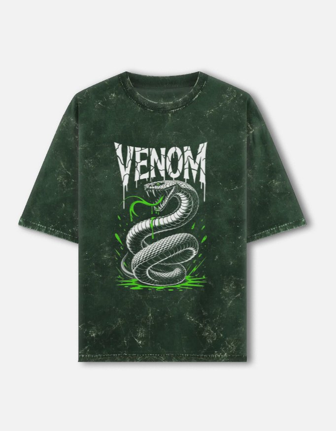 Unisex Acid Washed Oversized Tee - Image 6